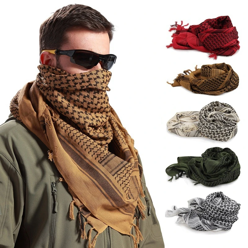 

Winter Warm Unisex Fashion Lightweight Military Men Scarves Arab Tactical Desert Army KeffIyeh Scarf