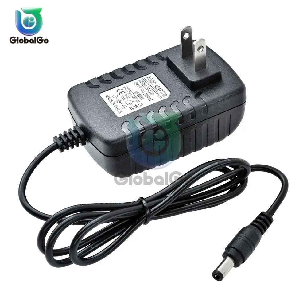 

5.5X2.1MM 12V 2A Power Adapter Supply Charger Adapter 12V 1A 2A US EU Plug 5.5X2.1MM DC Plug Micro USB