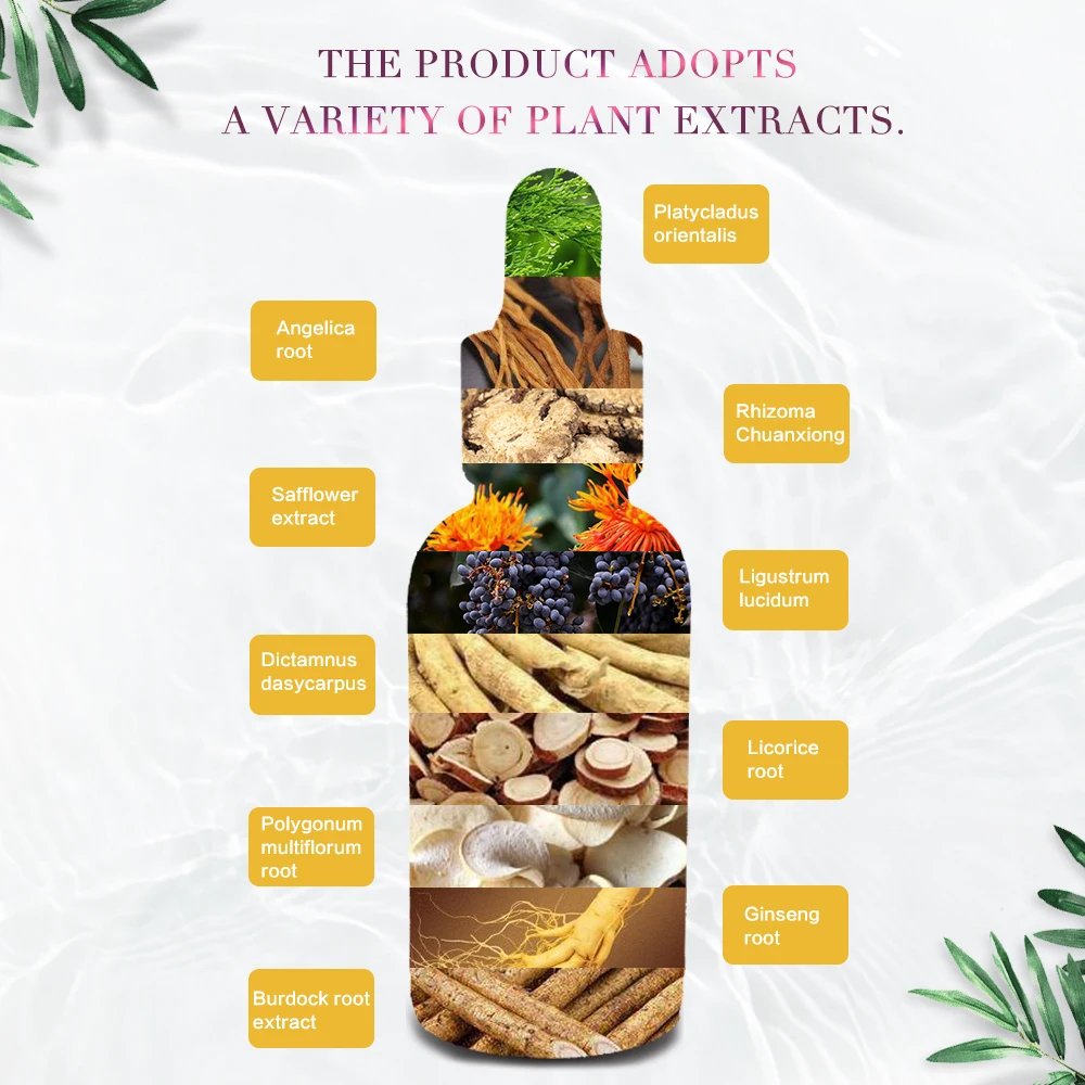 2 шт. эссенция для роста волос натуральные продукты против выпадения