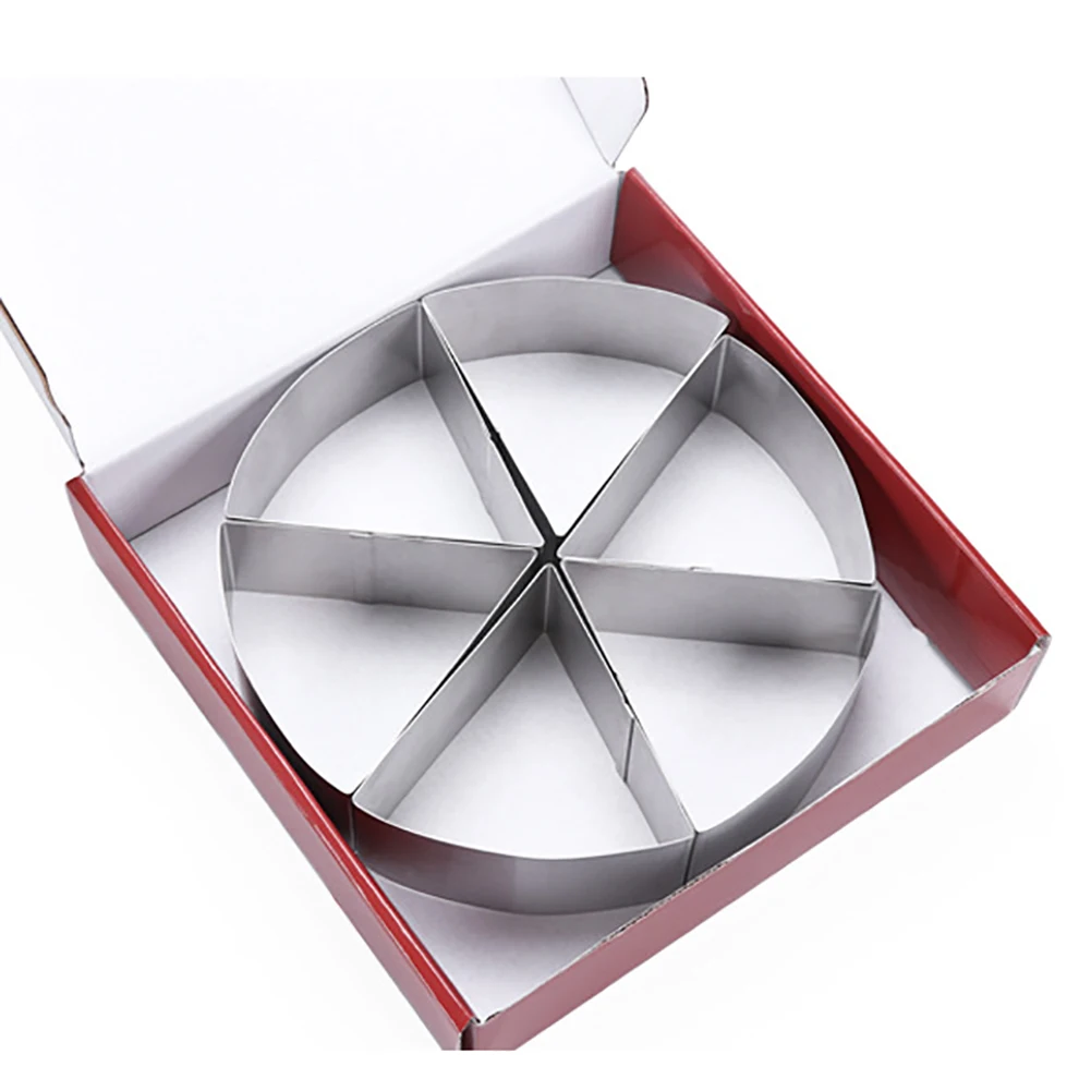 Форма для Мусса из нержавеющей стали инструменты украшения торта 6 частей