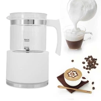 automatic milk frother cold and hot milk foam machine detachable coffee milk warmer tool kitchen gadgets white eu plug 220v
