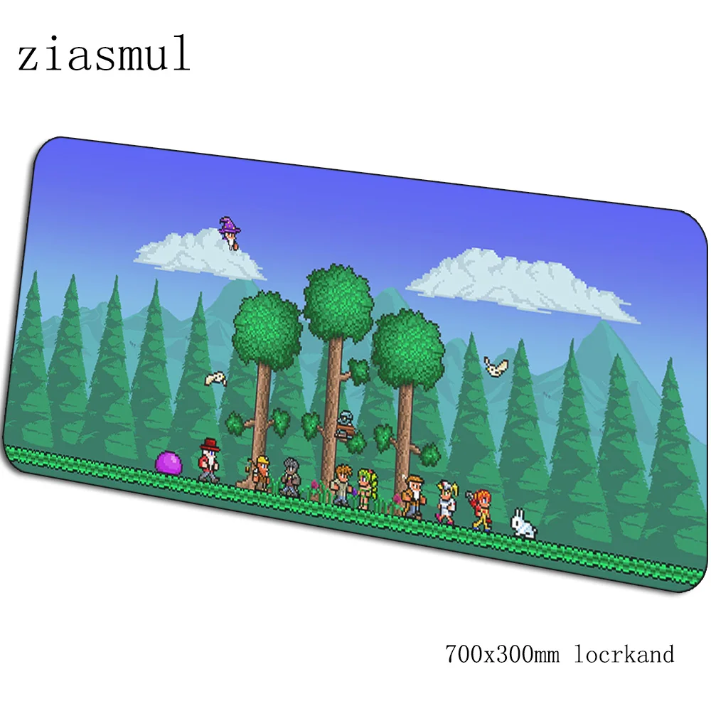 terraria mouse pad 70x30cm gaming mousepad Boy Gift office notbook desk mat cool Kawaii padmouse games pc gamer mats - Цвет: pattern 3