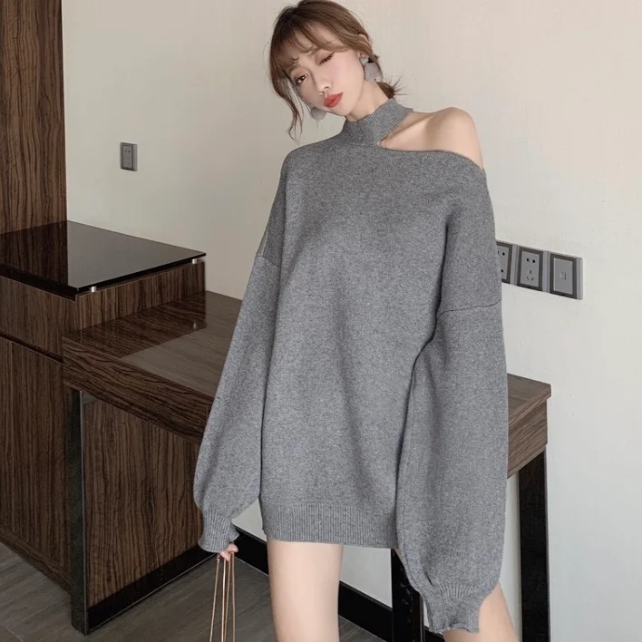 2020 стильный осенне-весенний пуловер толстый женский свободный простой