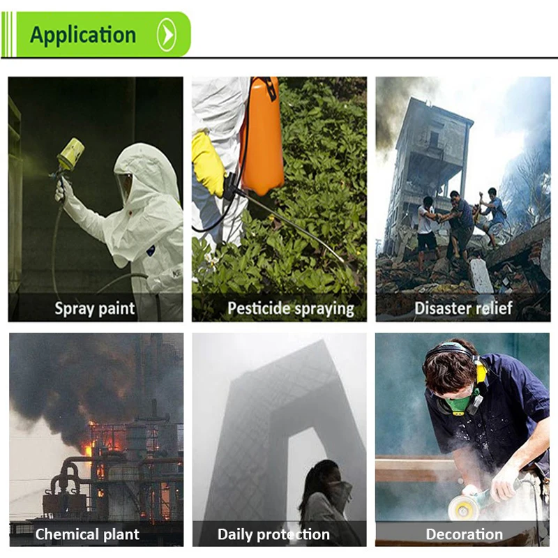 Новый защитный фильтр двойная противогаз химическая противопыльная Краска