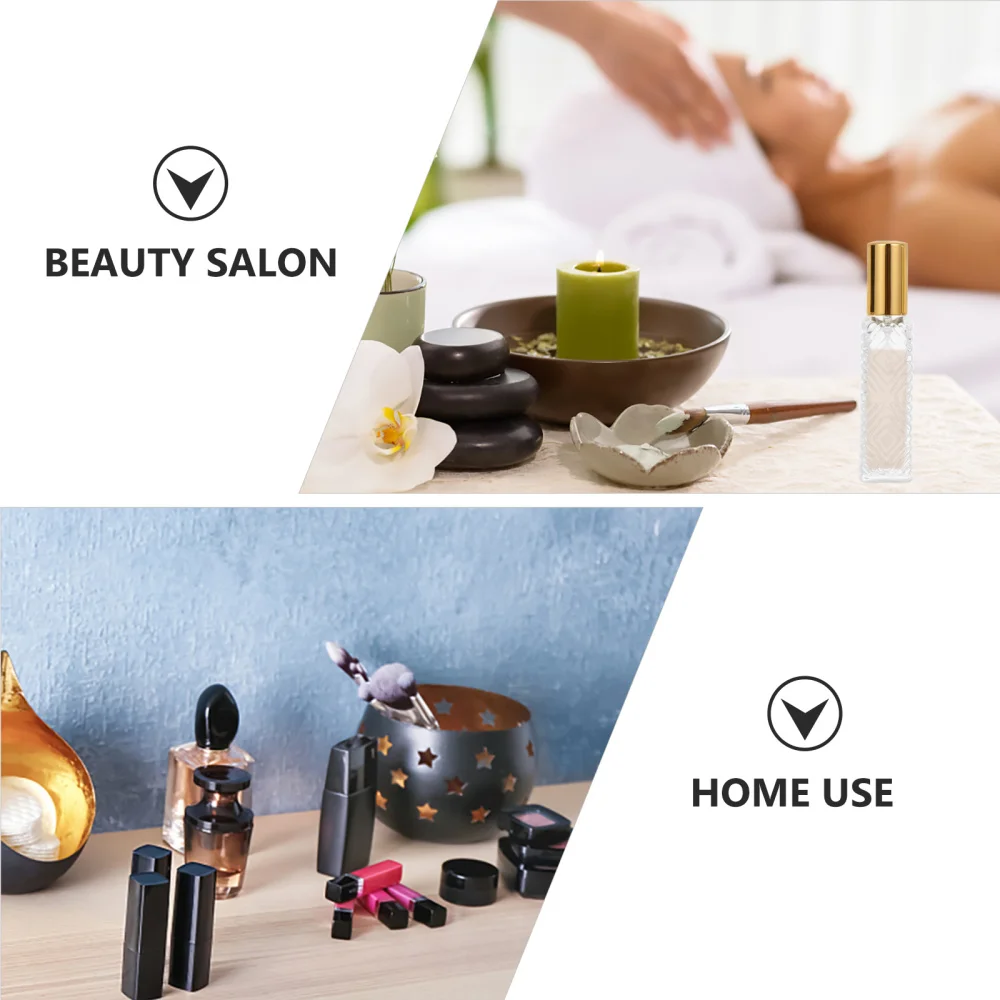 

6Pcs Atomizer Spray Bottle Glass Empty Perfume Bottle for Travel (Random Color)