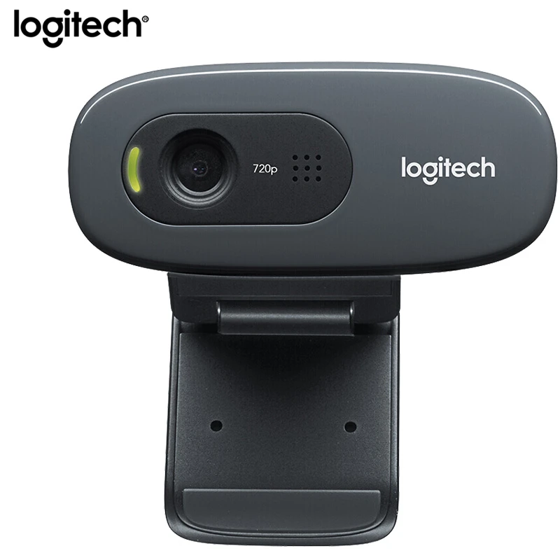 Logitech C270 HD видео 720P веб камера Встроенный Micphone USB2.0 Мини Компьютерная для ПК