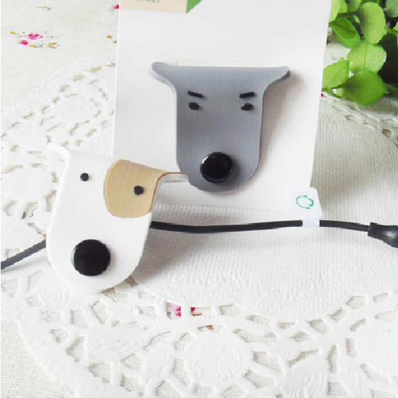 5 шт. креативные милые наушники с кнопкой для собак щенков кабель наушников шнур