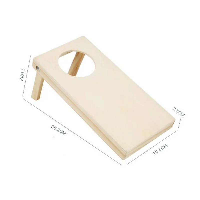 

Wood Game Set For Kids Toys Boys Girls Bean Bags Hacky Sack Toss Enfant