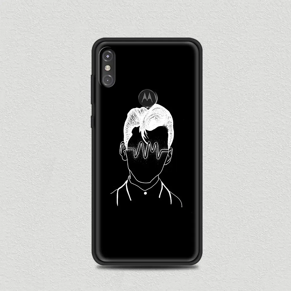 

Aesthetic black line art Case For Motorola Fusion G8 Power Lite One Hyper G9 G E7 Play Edge Plus E6s Silicone Soft Black Cover