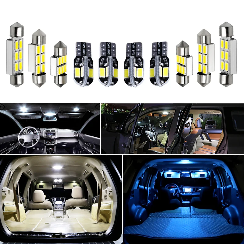9x Canbus Error Free светодиодный внутренний светильник комплект посылка для 2011-2015 Hyundai