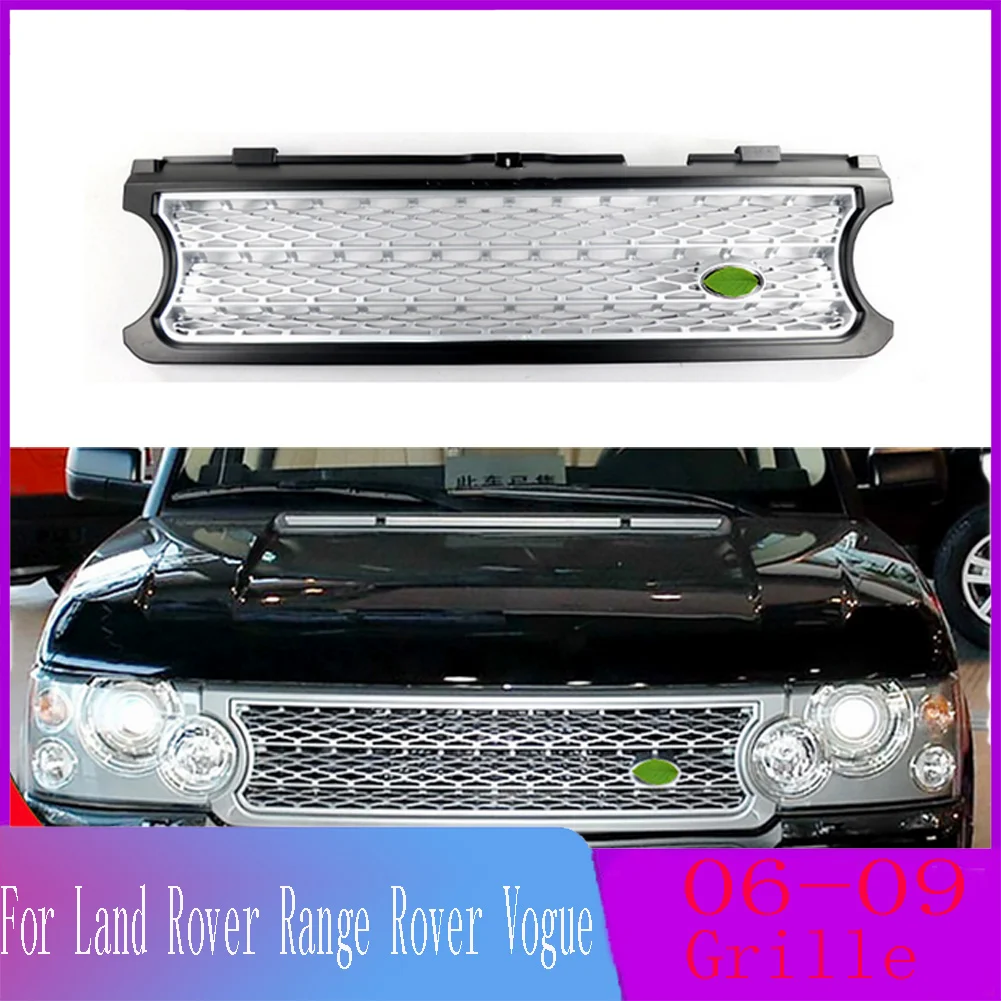 

4.2 For Land Rover Range Rover Vogue L322 2006 2007 2008 2009 Car Accessory Front Bumper Grille Centre Panel Styling Upper Grill