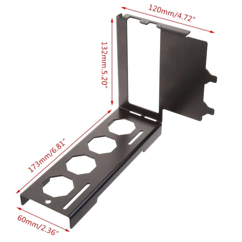 

Metal Aluminum Graphics VGA Card Holder Graphic Card Side Converted Support Computer Cooling Cooler Radiator Bracket