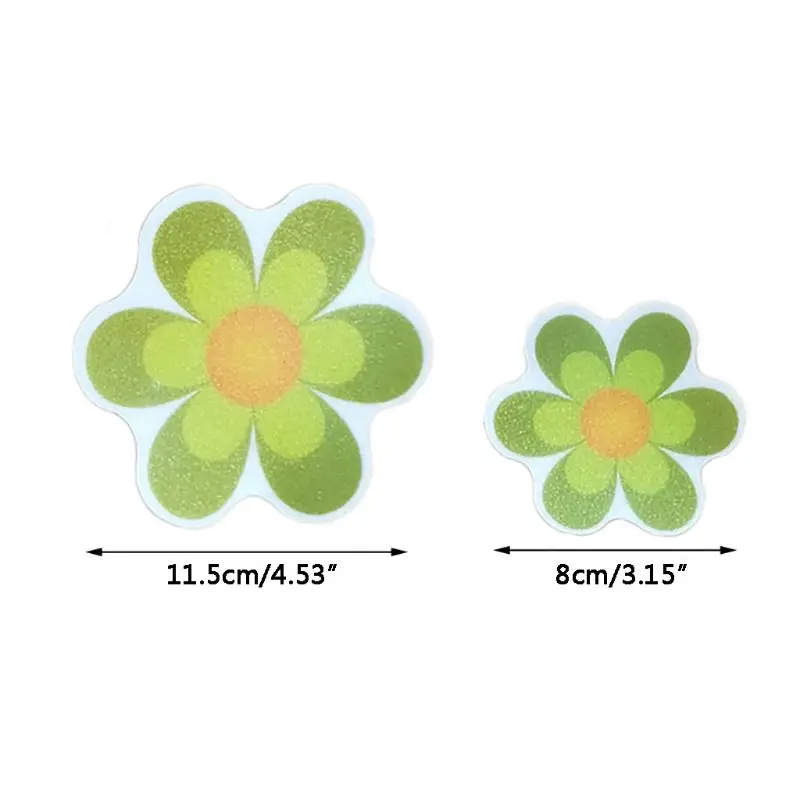 10 шт./компл. Симпатичные противоскользящие Нескользящие коврики цветок ванной