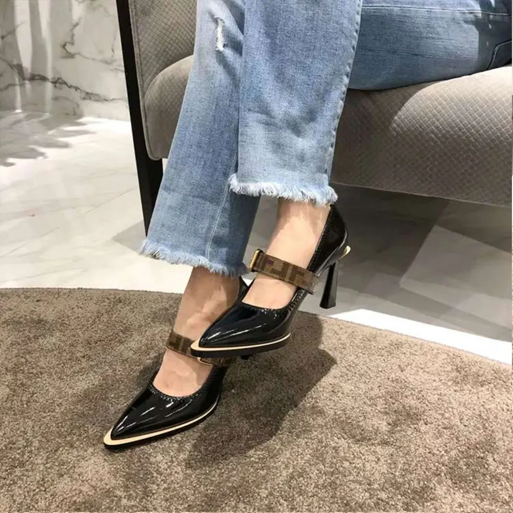 Spring 2020 new women's shoes high heel pointy ladies joker single office | Обувь