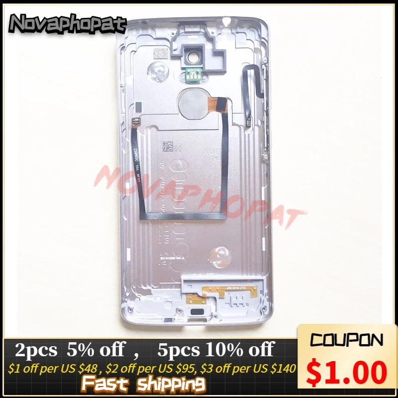 Задняя крышка Novaphopat для ZTE Axon 7 mini B2017 чехол с аккумулятором корпус боковой кнопкой