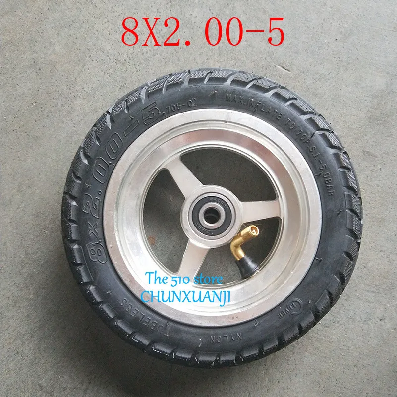 

Good quality 8x2.00-5 Tubeless Tire Wheel Tyre 8*2.00-5 wheel hub Pocket Bike MINI Bike Electric Wheelchair Wheel Motor