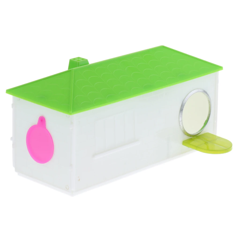 Маленькая пластиковая клетка для домашнего разведения гнездо птиц попугаев