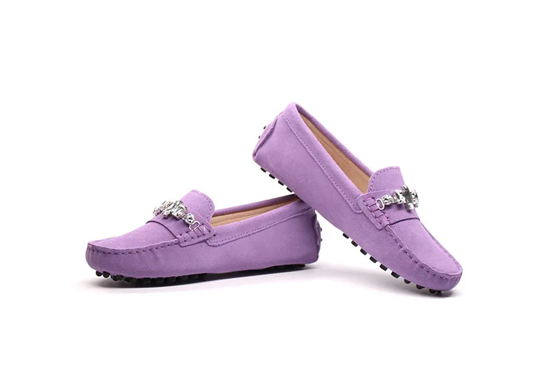 genuine cowhide leather women shoes Female Casual Fashion Flats Spring Autumn driving shoes women leather loafers