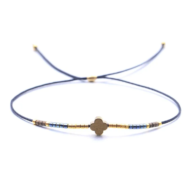 Meekuo милый тонкий браслет из нержавеющей стали богемные украшения браслеты