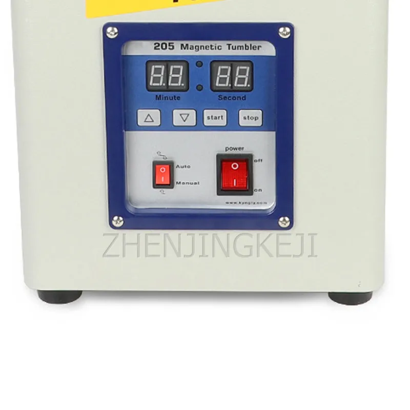 

220V/110V Magnetic Grinding Machine Polisher Plexiglass Polishing Bucket Hard Plastic Components Remove Burrs Polishing Machine