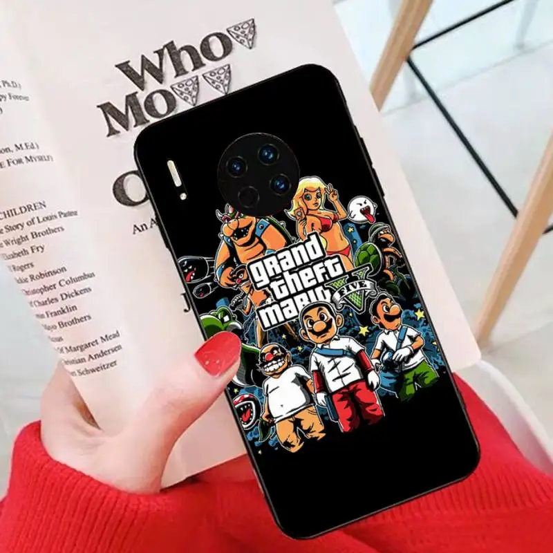 TOPLBPCS специальный чехол для телефона с Gta Grand Theft Auto 5 V Сан Андреас huawei mate 9 10 20 30 pro lite