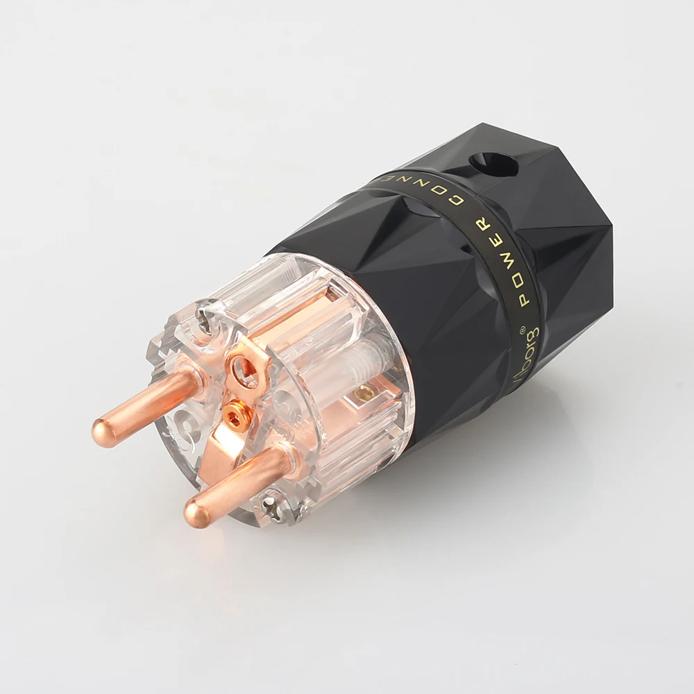 Виборг VE503 из чистой меди Shuko разъем питания Germnay Европейский силовой аудио штекер