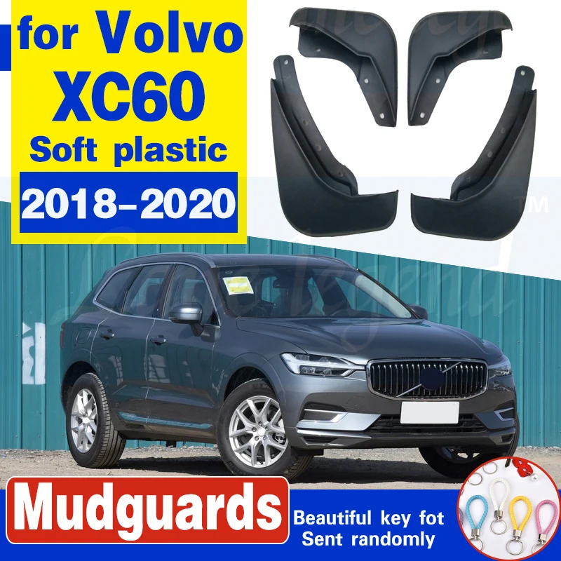

4Pcs Front Rear Car Mud Flaps For Volvo XC60 2018-2020 Mudflaps Splash Guards Mud Flap Mudguards Accessories 31435990/31435991