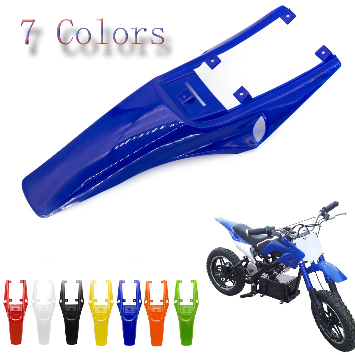 

Motorcycle Plastic Rear Fender For Mini CRF70 Pit Bike Dirt Bike Plastic Cover Fit For Apollo/Orion 50cc/70cc/90cc/110cc/125cc