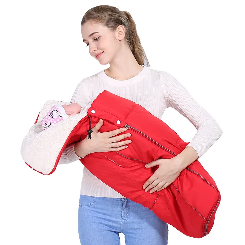 

Baby Stroller Sleepsacks Infant wheelchair envelopes Footmuff windshield winter out windproof Fleece Warm Soft Sleeping bag