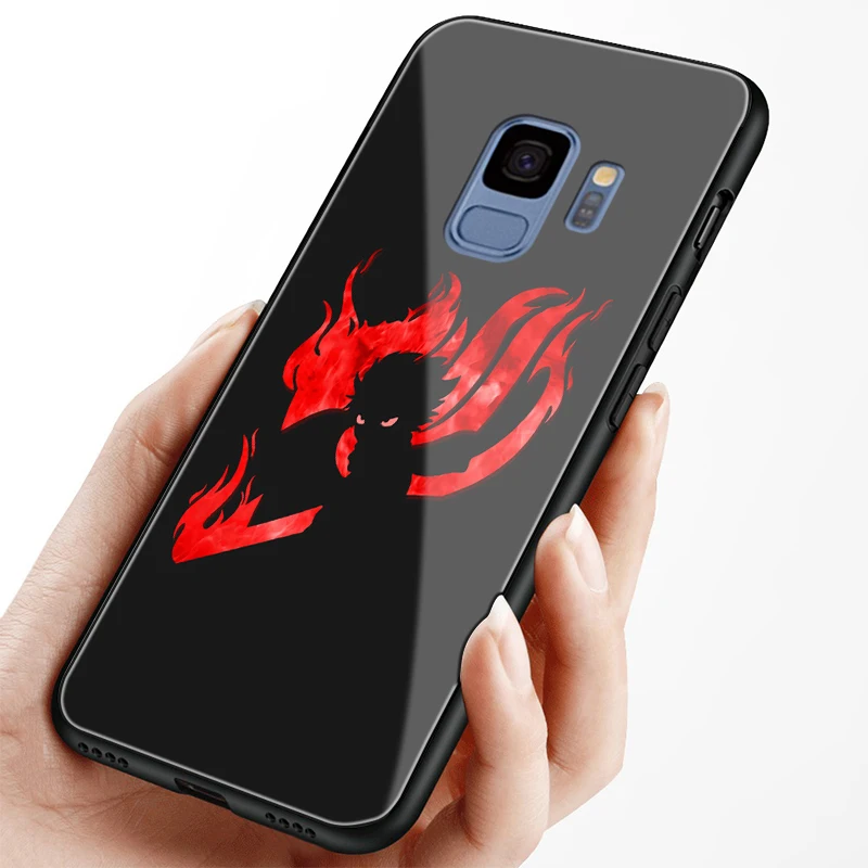 Fairy Tail anime Logo symbol Soft Silicone glass Phone Case Shell for Samsung Galaxy S8 S9 S10e S10 Note 8 9 10 Plus | Мобильные
