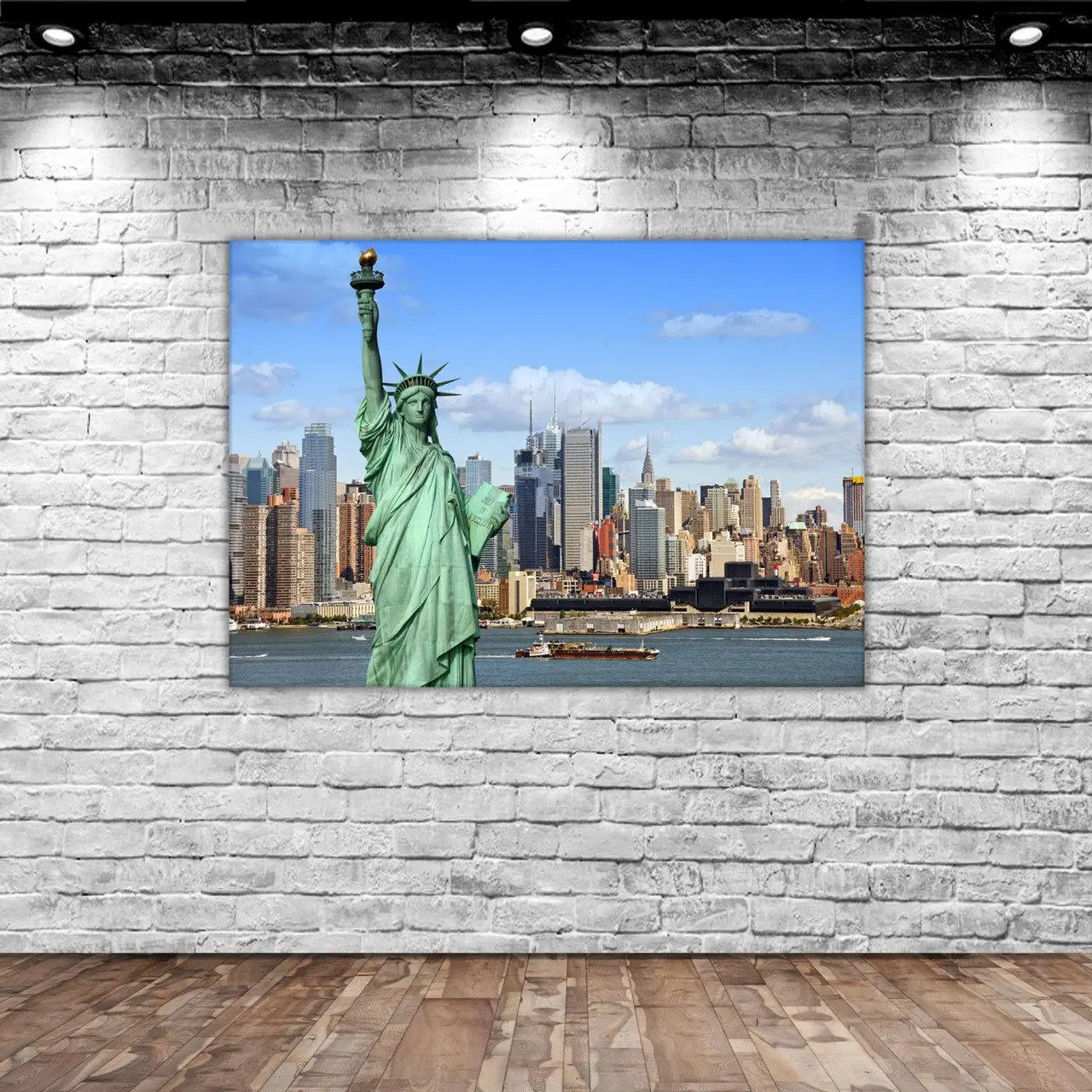 

Холщовый стол BK Home с изображением Нью-Йорка, 50x70 см-1