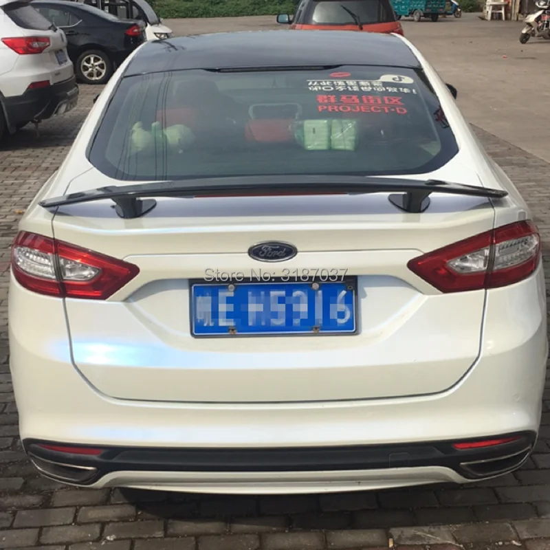 Спойлер для Ford Mondeo 2013 2017 ABS пластиковая искусственная накладка на Багажник