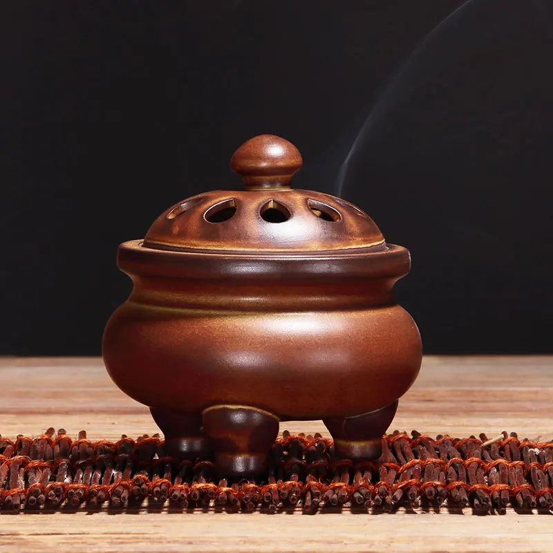 

Креативная керамическая конусная курильница, Китайская традиционная фарфоровая сандаловая курильница, ладан, украшение для дома BE50IN