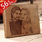 Мужской оригинальный бумажник, оригинальный Женский бумажник для подарка на годовщину