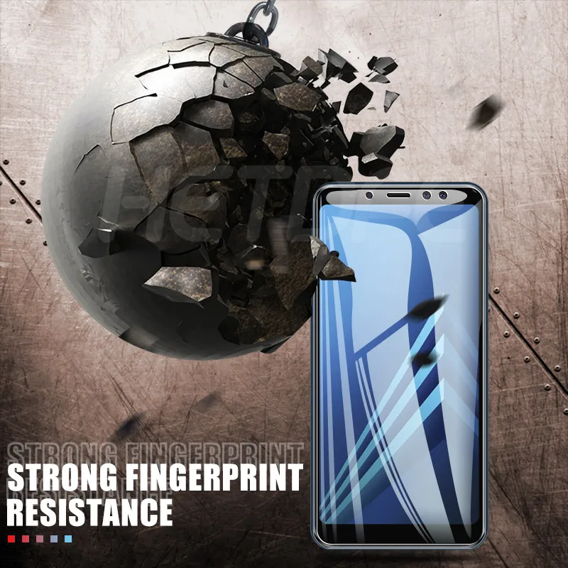 

3Pcs Protective Glass For Samsung Galaxy J4 J6 A6 A8 Plus 2018 Tempered Screen Protector J2 J8 A5 A7 A9 2018 Safety Glass Film