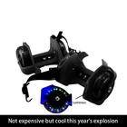 Красочный мигающий шкив Регулируемый вихревой для детей подарок флэш-колеса каблук Регулируемая просто прочная обувь для катания на коньках