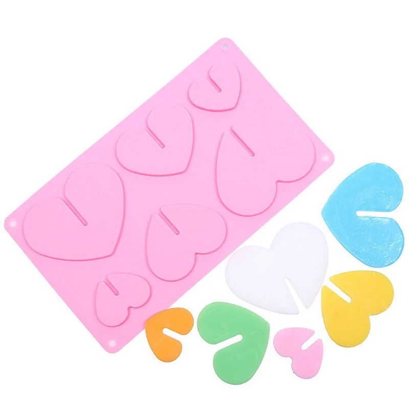 

Бесплатная доставка; 6 шт./лот; Бесплатная доставка; С кружевными вставками, с узором в сердечко, кухонная утварь Свадебные украшения силикон...