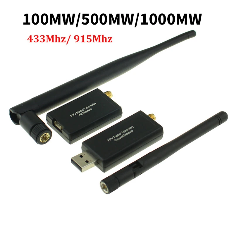 

3DR Radio Telemetry 100MW 500MW 1000MW 915Mhz 433Mhz Air and Ground Data Transmit Module For APM 2.6 2.8 Pixhawk Flight Control