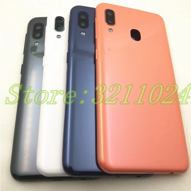 Чехол для Samsung Galaxy A20e A202 10 шт. Крышка батарейного отсека пластиковый корпус с