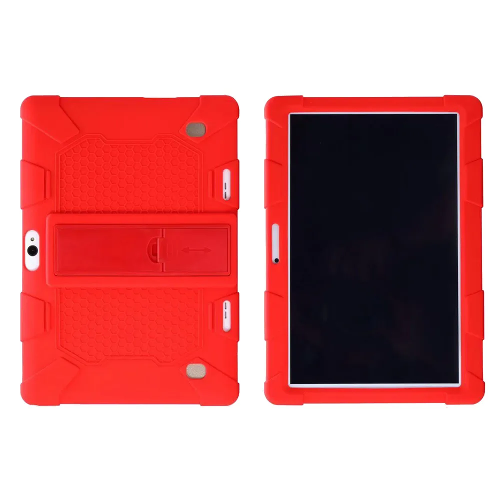 Мягкий силиконовый чехол для универсальных 1" 10,1 дюймов Android Tablet pc tablet PC противоударный задний Чехол защитный чехол+ ручка