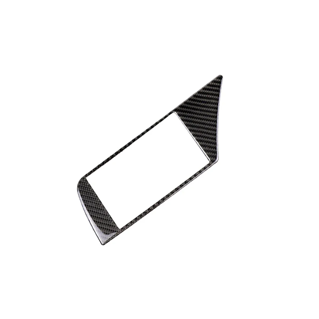 

Navigation Frame Decoration Cover Panel Trim Carbon Fiber Stickers for Audi 2009-2016 A4 B8 LHD Car Accessories Goods Interior