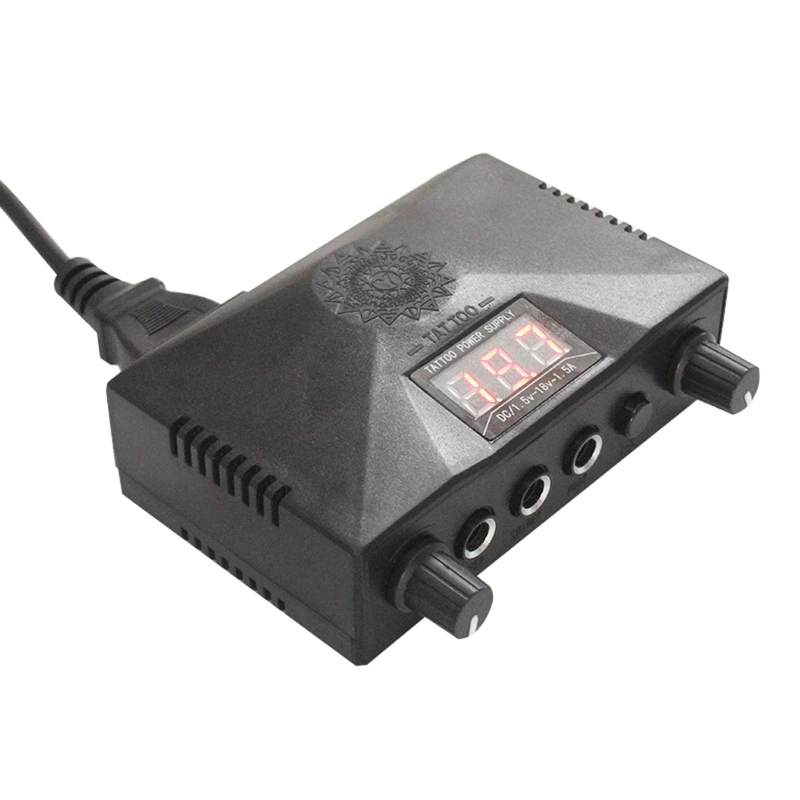 

AU/EU/UK/US Plug Mini Tattoo Power Supply Voltage Transformer LED Digital LCD Display for Tattoo Machine