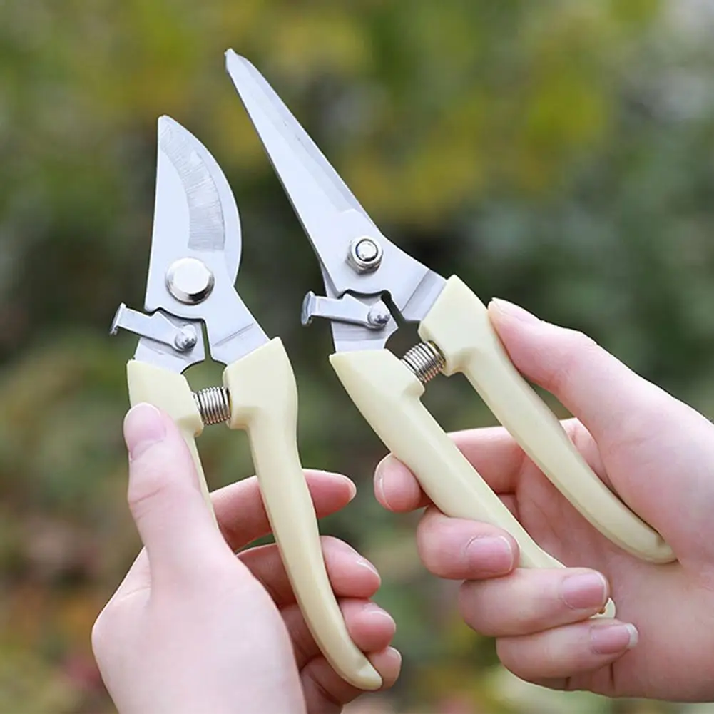 

Lightweight And Portable Garden Shears Stainless Steel Cutters Branch Pruner For Gardening Sturdy And Anti-slip Design