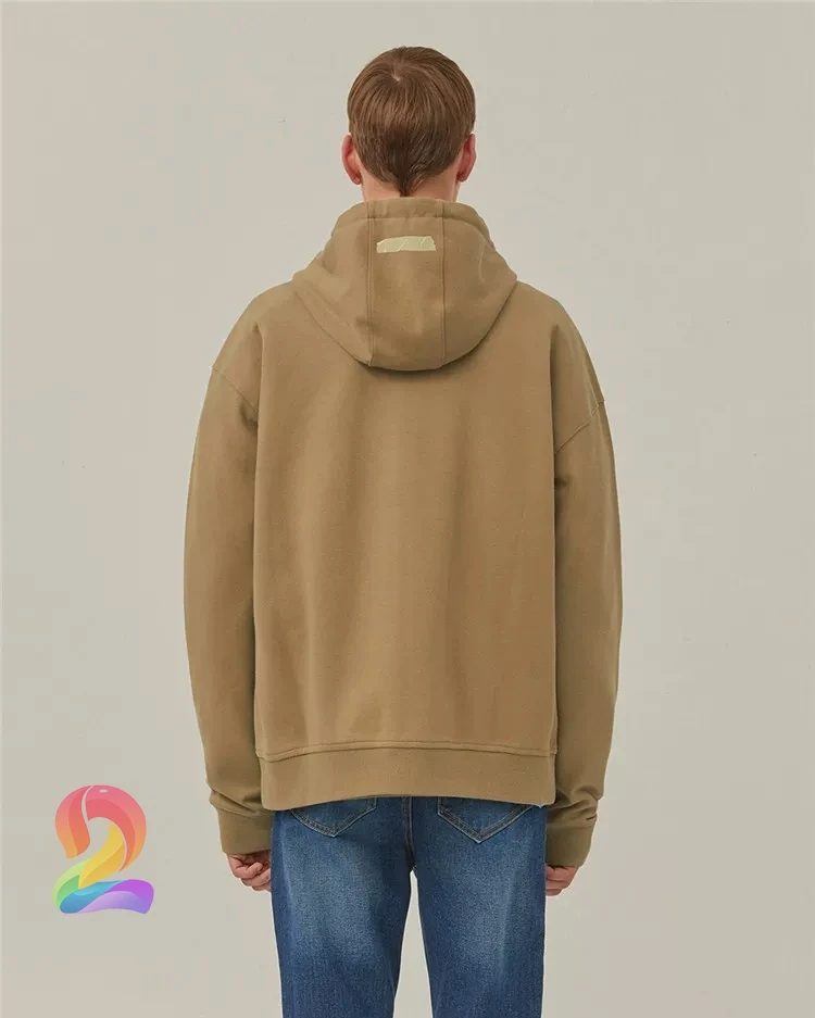

Winter Autumn New ADER ERRO Genuine Zipper Hooded Jacket Men Women Loose Drawstring Sweater Adererror Fashion Casual Jackets