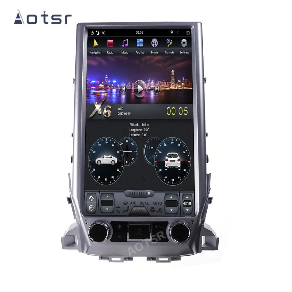 128G Tesla Android 9 автомобильное радио для TOYOTA LAND CRUISER 200 LC200 2016 2017 2018 GPS навигация PX6 DSP