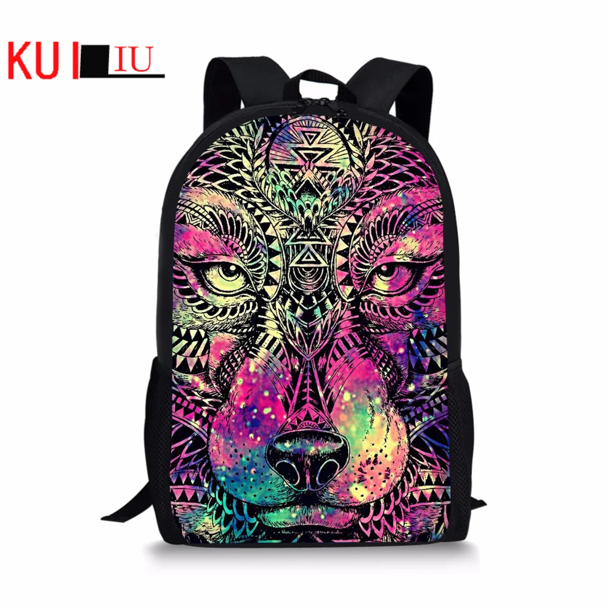 

3D Printing School Backpacks Teens Boys Girls Leopard Kindergarten Bookbag Animals Personality Photo Customized Kids Gift