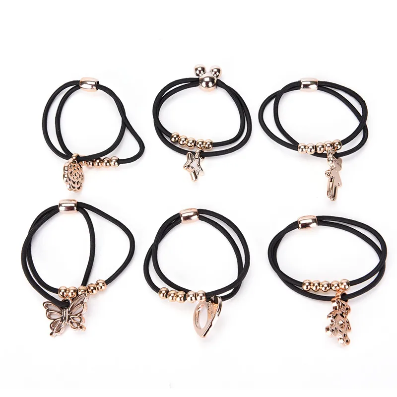 

Girls Sweet Elastic Hair Bands Princess Ponytail Holder Gum For Hair Scrunchies Headband Rubber Band Kids Hair Accessories