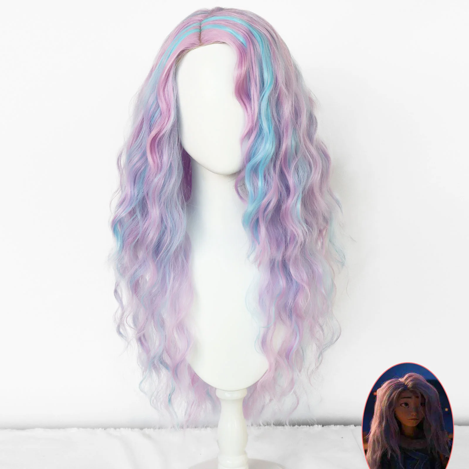 Парик для косплея по мотивам фильма Последний дракон женщин парик Азиатский Raya