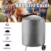 bbq cover outdoor dust waterproof weber heavy duty grill cover rain protective outdoor barbecue cover round