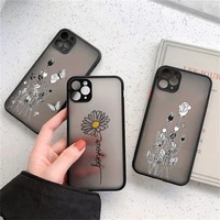 art floral painting phone case for iphone 11 pro max 12 mini xs max x xr 7 8 plus clear shcokproof shell for iphone 13 pro max